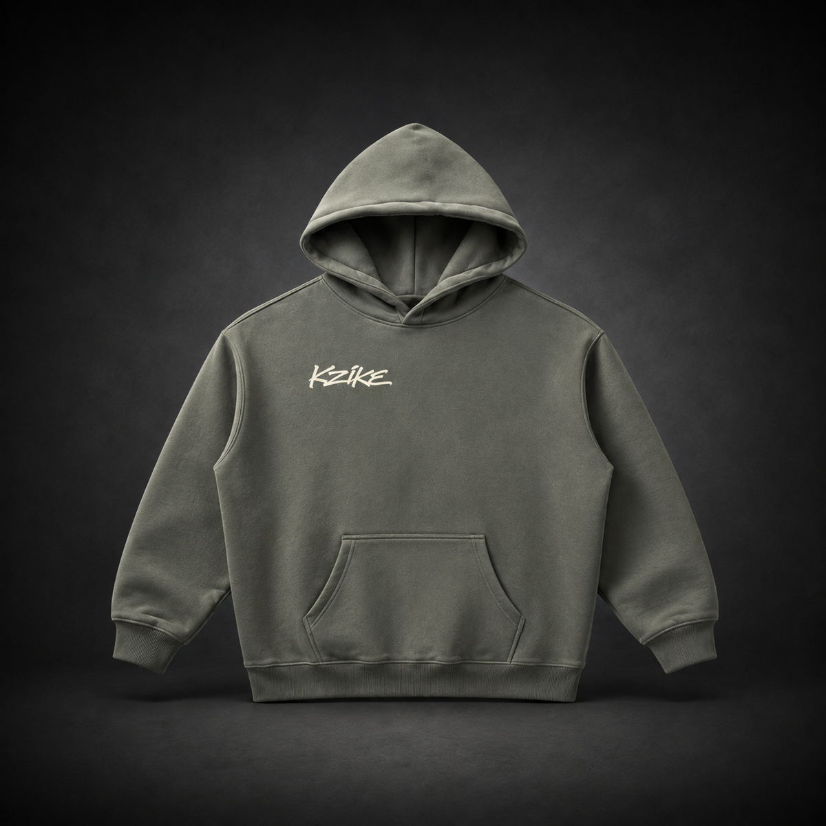 KZIKE CORE OVERSIZED FLEECE HOODIE - GREY