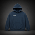 KZIKE CORE OVERSIZED FLEECE HOODIE - NAVY