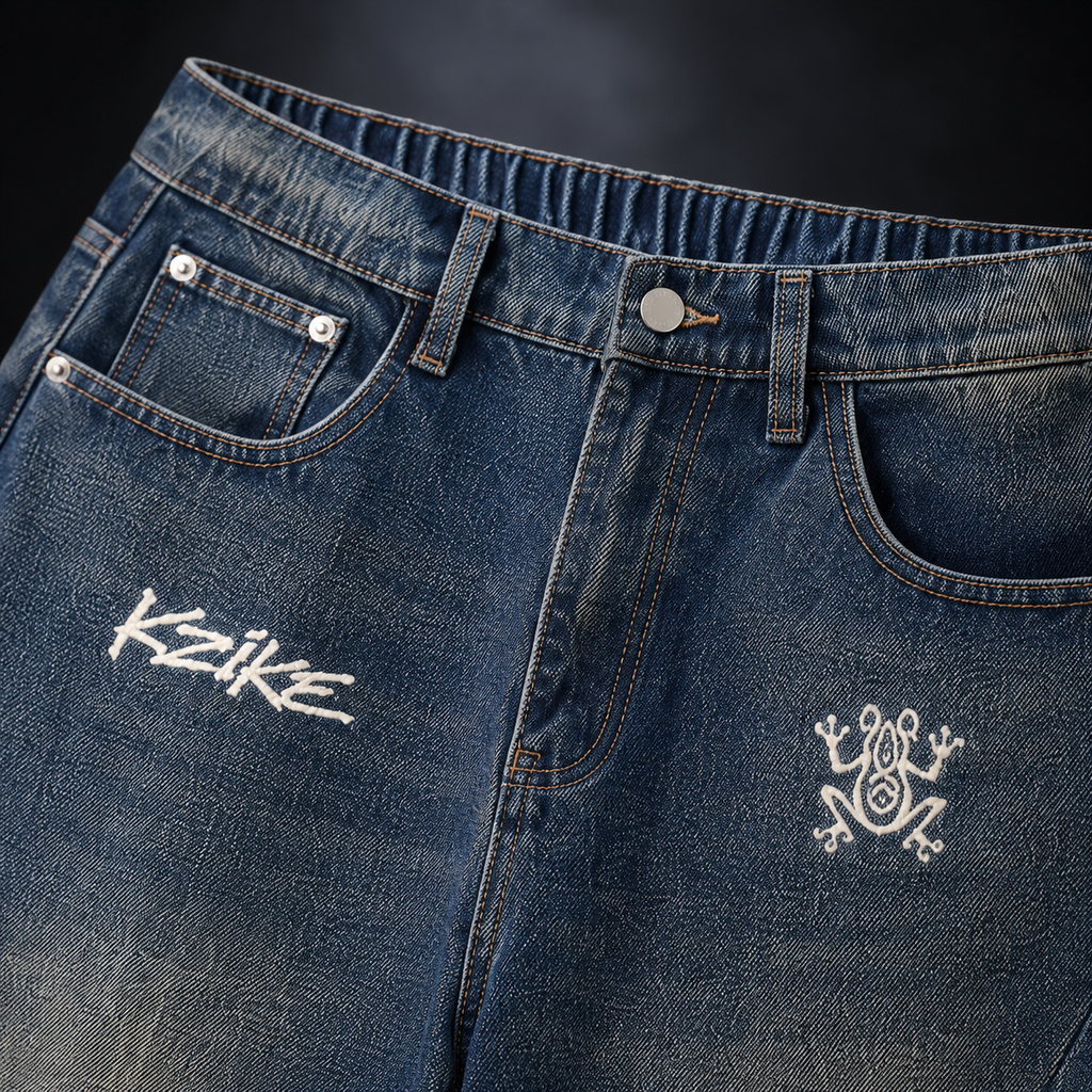 KZIKE MENS VINTAGE WAS JEANS